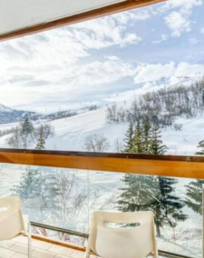 appartement 4 personnes belle vue sur pistes - balcon plein sud